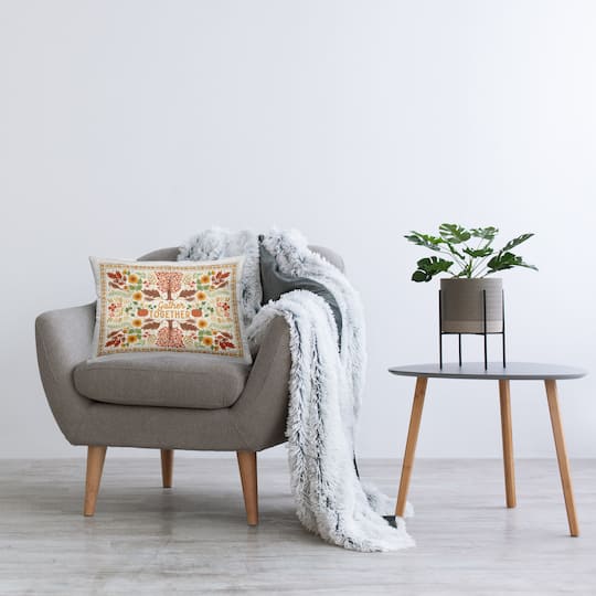 Stupell Industries Gather Together Pattern Decorative Printed Throw Pillow